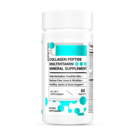 Collagen, Vitamin & Mineral, Contains Vitamin D3, Vitamin C, Probiotics,Vitamin E, Vitamin B & Multivitamin Healthcare Supplement Edible Fitness (Option: One)